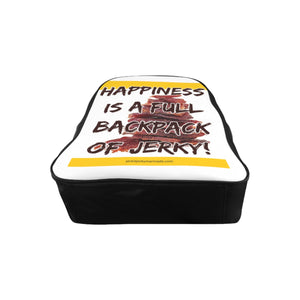 Happiness Is A Full Backpack Of Jerky - School Backpack